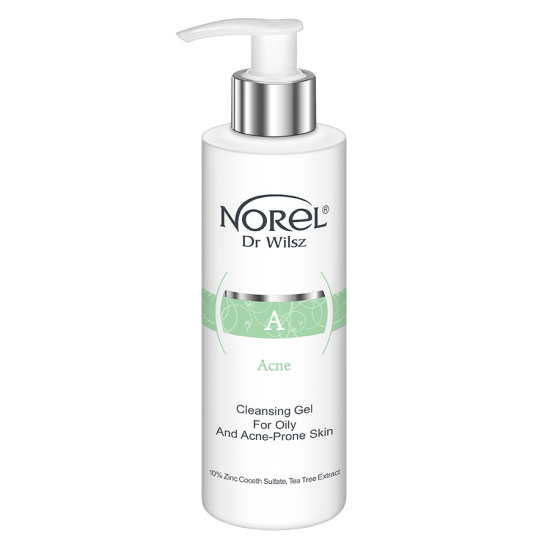 NOREL ACNE ŻEL OCZYSZCZAJĄCY DO TWARZY DLA CERY TŁUSTEJ I TRĄDZIKOWEJ 200ML DZ340